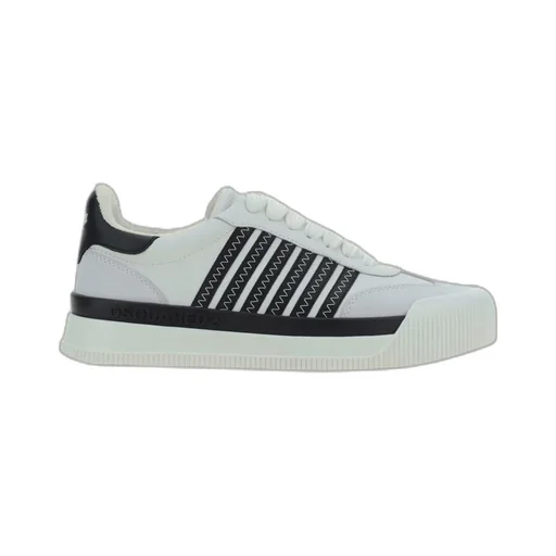 Dsquared2 Striped Round Toe Sneakers