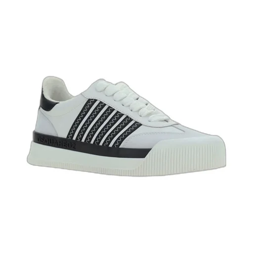 Dsquared2 Striped Round Toe Sneakers