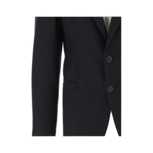 Giorgio Armani Single-Breasted Straight Hem Blazer