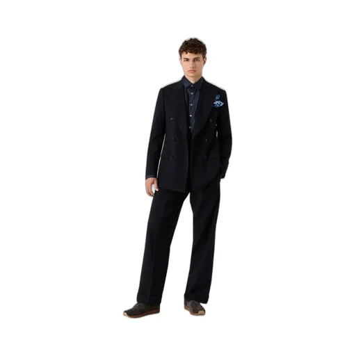 Giorgio Armani Slub-Effect Buttoned Shirt