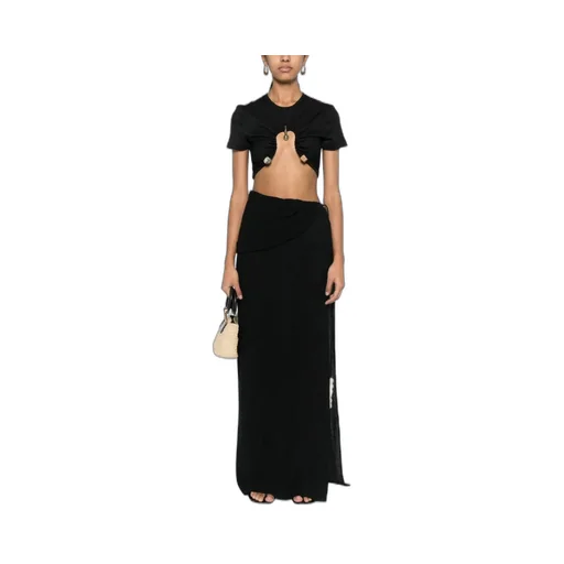 Asymmetric-Design Skirt