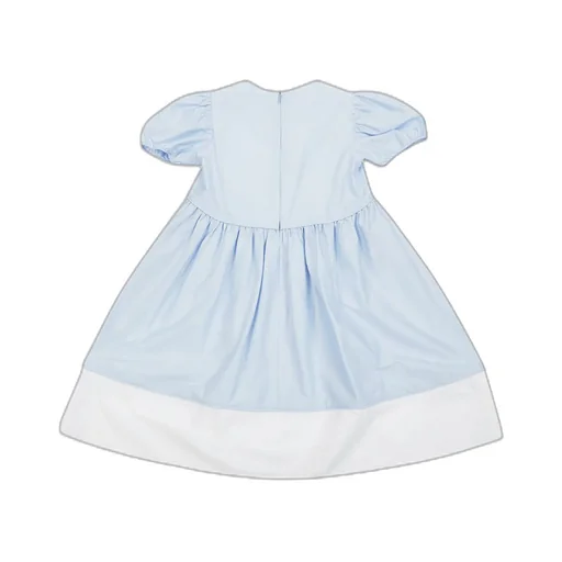 Il Gufo Short-Sleeved Stretch Poplin Dress