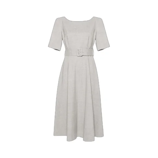 P.A.R.O.S.H. Lille Flared Midi Dress