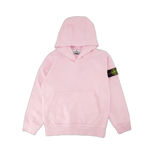 Stone Island Junior Compass-Patch Long-Sleeved Hoodie