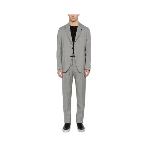 Prince-Of-Wales-Check Wool Suit