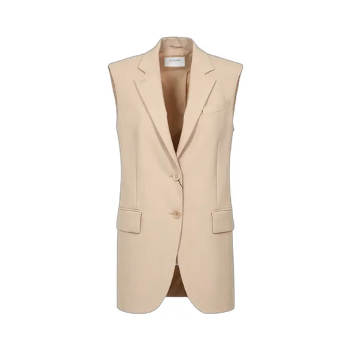 Sportmax Single-Breasted Sleeveless Gilet