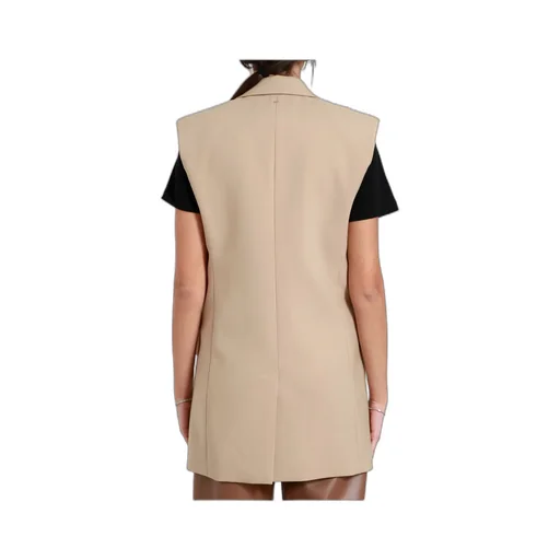 Sportmax Single-Breasted Sleeveless Gilet