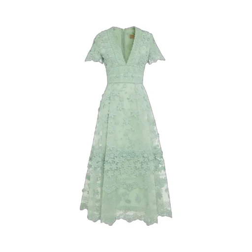 Flower Embroidered Dress