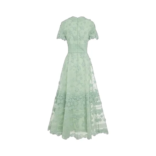 Flower Embroidered Dress