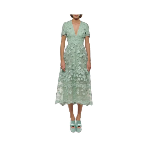 Flower Embroidered Dress