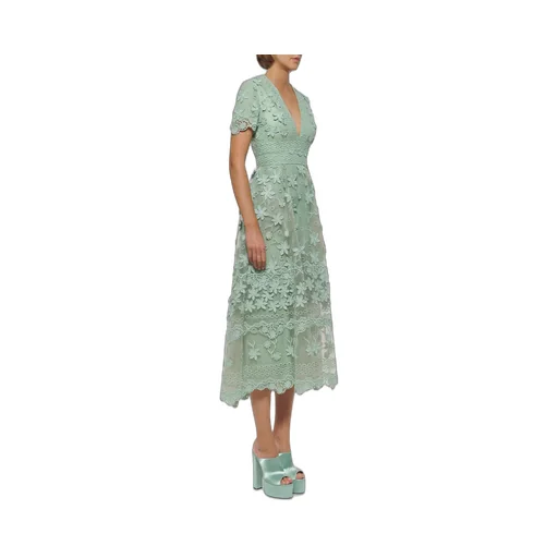 Flower Embroidered Dress