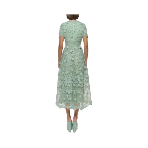 Flower Embroidered Dress