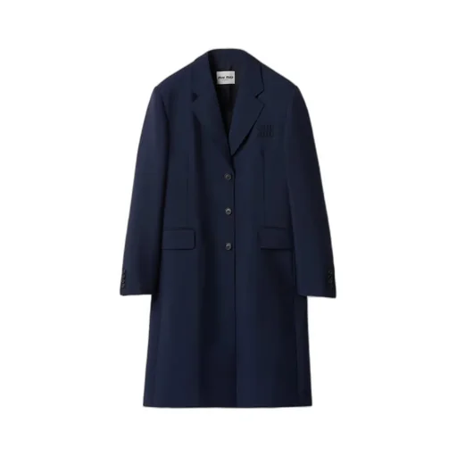 Single-Breasted Mohair Coat