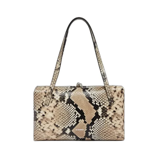 Jil Sander Snakeskin Printed Tote Bag
