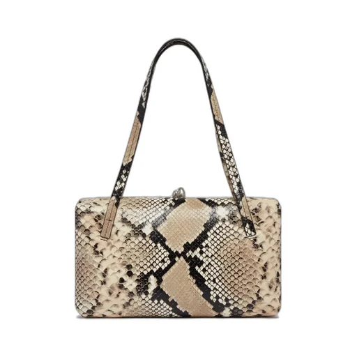 Jil Sander Snakeskin Printed Tote Bag