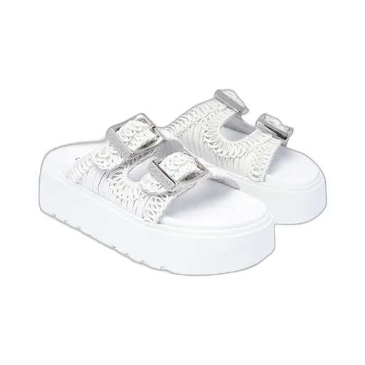 Casadei Double-Strap Slip-On Sandals