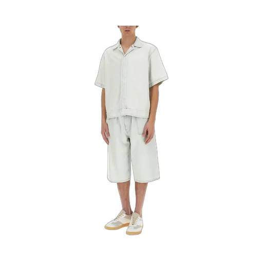 Mm6 Maison Margiela Oversized Denim Bermuda Shorts