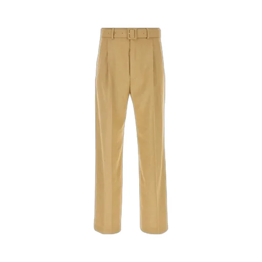 Dries Van Noten Belted Pleated Trousers