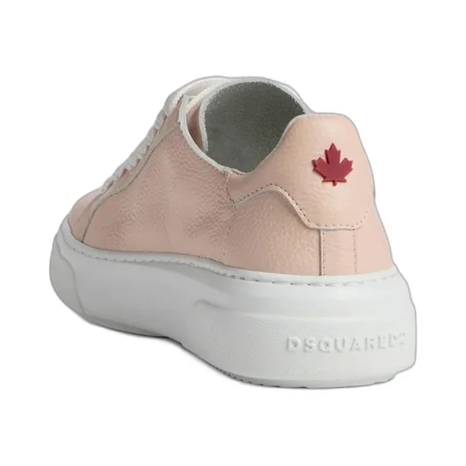 Dsquared2 Logo-Embossed Round-Toe Lace-Up Sneakers
