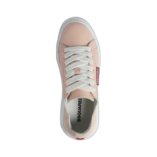 Dsquared2 Logo-Embossed Round-Toe Lace-Up Sneakers