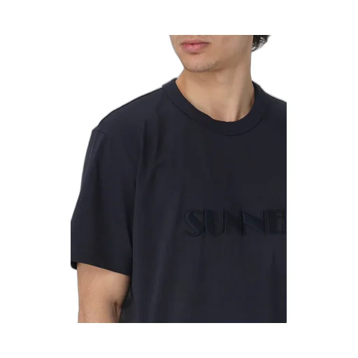 Sunnei Logo Embroidered Crewneck T-Shirt