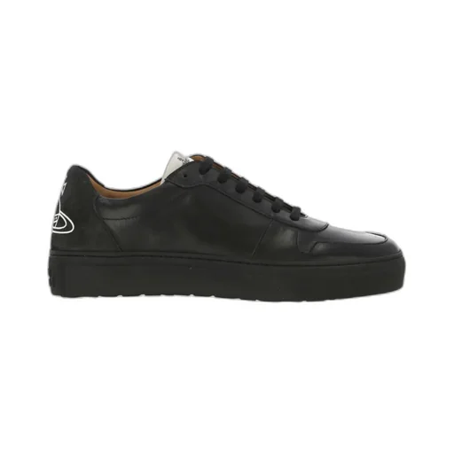 Orb-Print Leather Sneakers