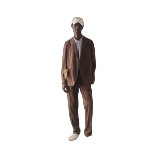 Single-Breasted Cotton Blazer