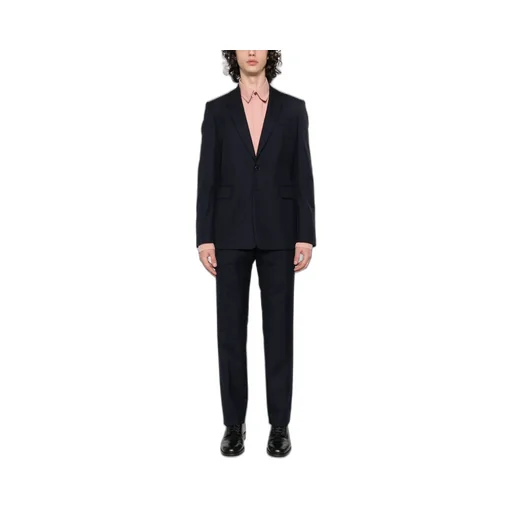 Long-Sleeved Coat Belt Ring Trousers Suit