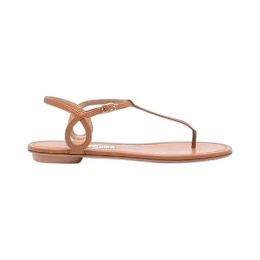 Aquazzura Buckle Detailed Open Toe Sandals