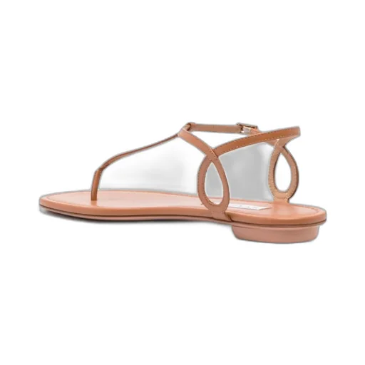 Aquazzura Buckle Detailed Open Toe Sandals