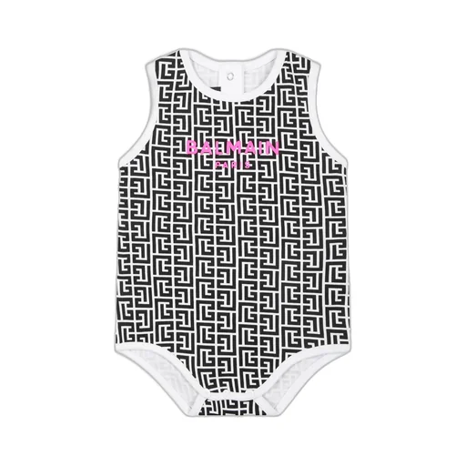 Monogram-Print Cotton Pyjamas And Body Set