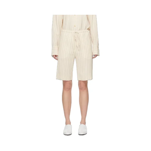 TotÊMe Stripe Detailed Drawstring Shorts