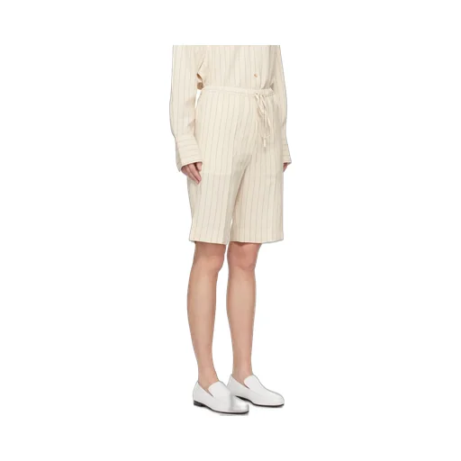 TotÊMe Stripe Detailed Drawstring Shorts