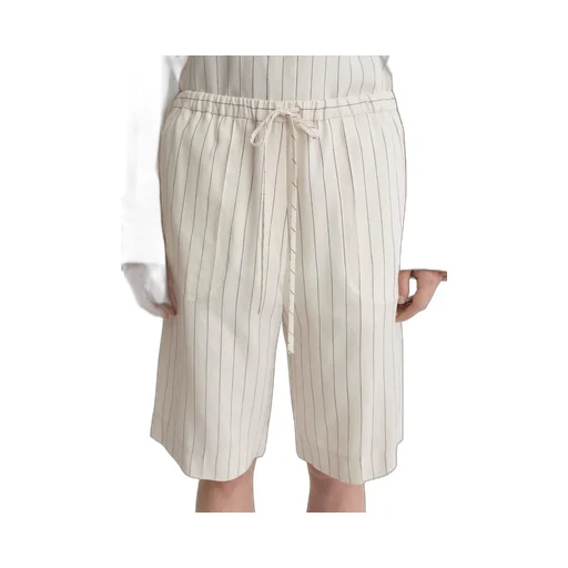 TotÊMe Stripe Detailed Drawstring Shorts