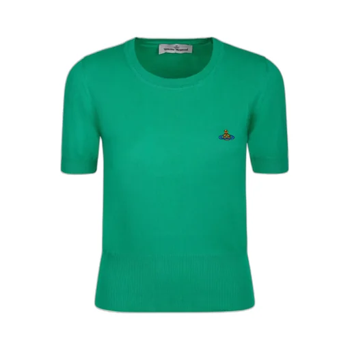 Vivienne Westwood Orb Embroidered Knitted Top