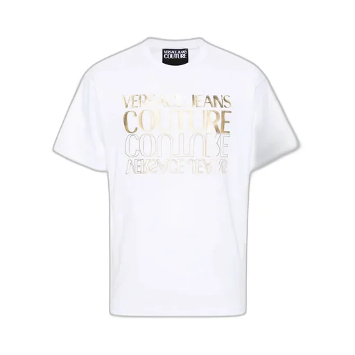 Versace Jeans Couture Logo Printed Crewneck T-Shirt