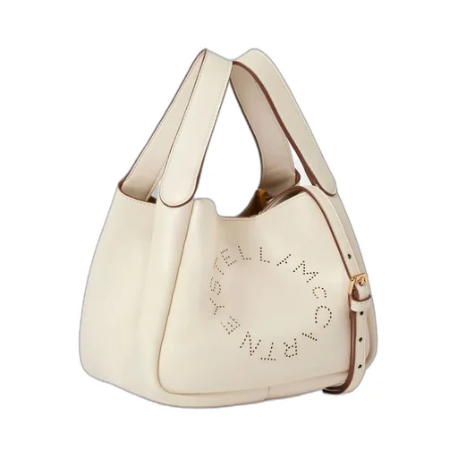 Stella Mccartney Logo Detailed Open Top Handbag