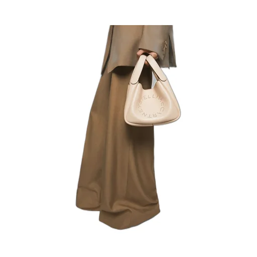 Stella Mccartney Logo Detailed Open Top Handbag