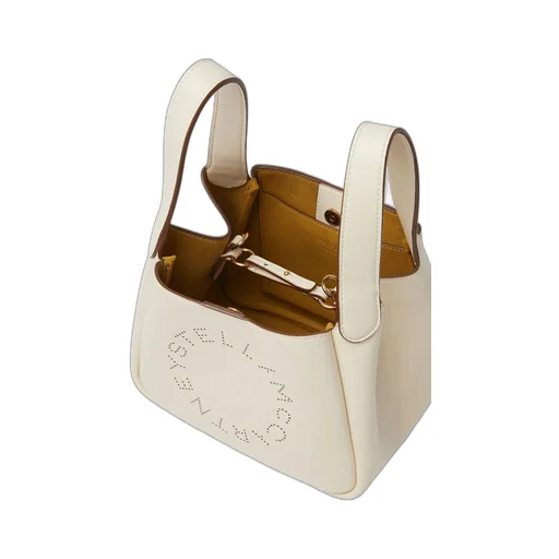 Stella Mccartney Logo Detailed Open Top Handbag