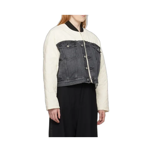 Mm6 Maison Margiela Panelled Quilted Jacket
