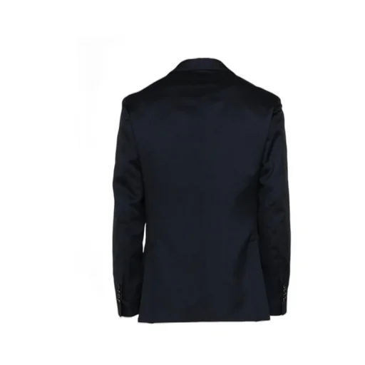 Single-Breasted Twill Blazer