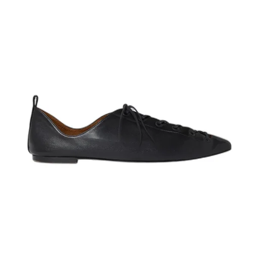 Stella Mccartney Pointed Toe Lace-Up Loafers