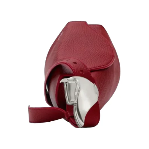Small Horn Leather Shoulder Bag
