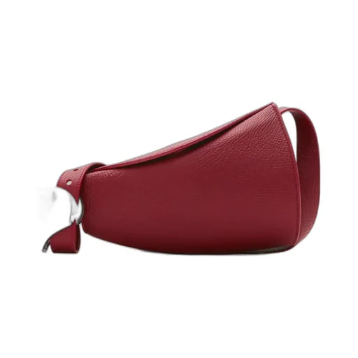 Small Horn Leather Shoulder Bag
