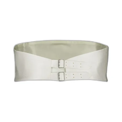Stella Mccartney Pleat Detailed Satin Belt
