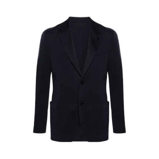 Single-Breasted Wool-Blend Blazer
