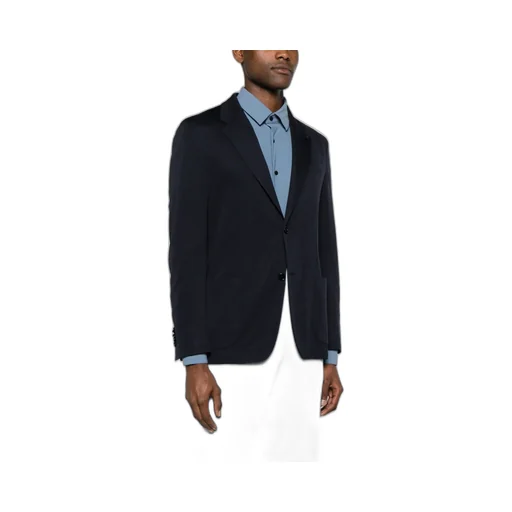 Single-Breasted Wool-Blend Blazer