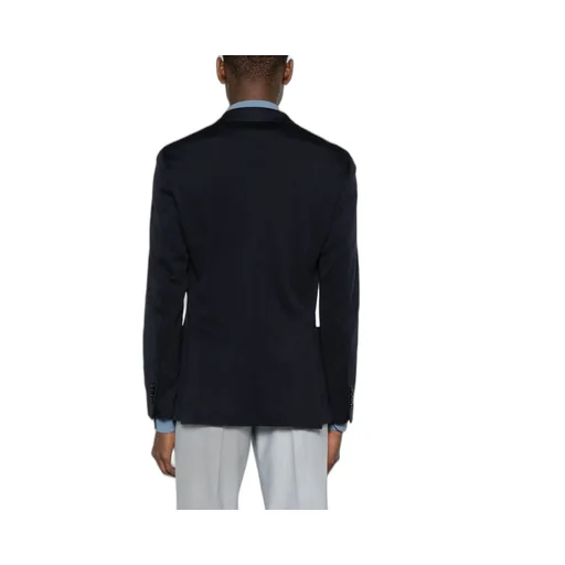 Single-Breasted Wool-Blend Blazer