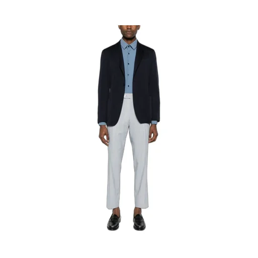 Single-Breasted Wool-Blend Blazer