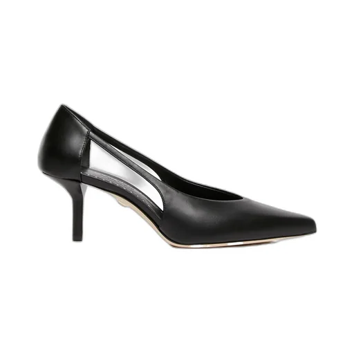 Pointed Logo Heels